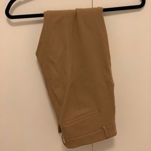 Express tan skinny dress pants